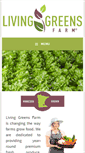 Mobile Screenshot of livinggreensfarm.com